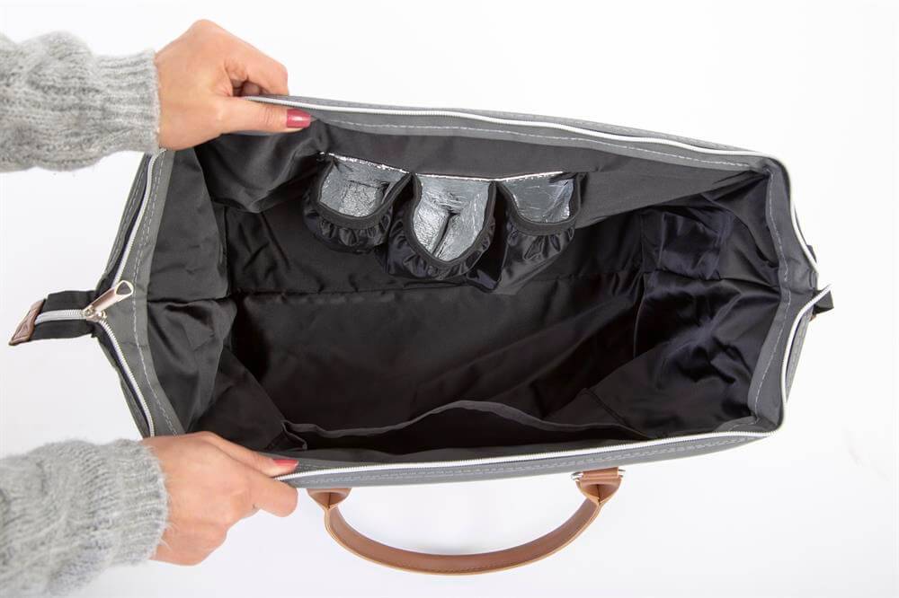 محفظه داخلی کیف مادر و نوزاد برند ترک NASBAGS مدل MOMMY BAG TRAGER