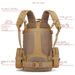 حمل کوله پشتی طبیعت گردی تاکتیکال مدل TL5110