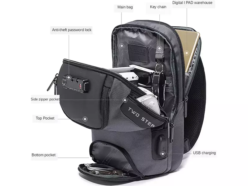 جیب کراس بادی BANGE مدل BG-7082