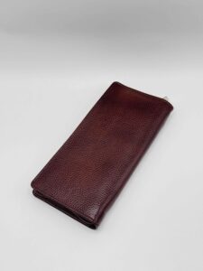کیف دسته چک چرم مدل ثمین