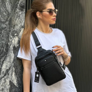حمل کراس بادی چرم MontBlanc مدل 2222
