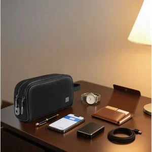 کیف دستی WIWU مدل PHANTOM FINGERPRINT LOCK POUCH PRO